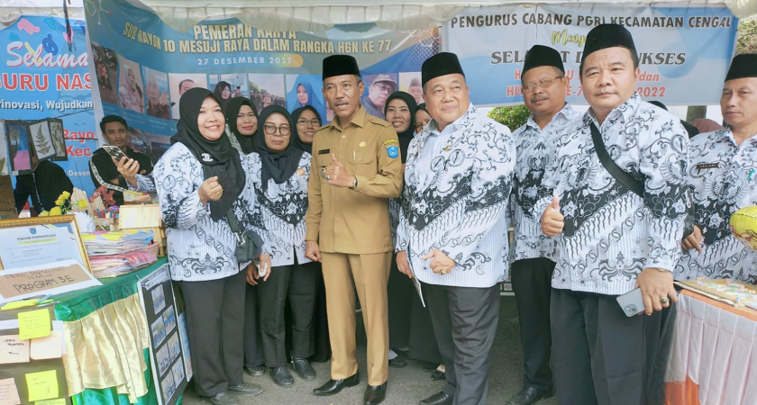 Ikut Serta dalam Memeriahkan Pameran Karya dalam HGN ke -77 di Kabupaten OKI